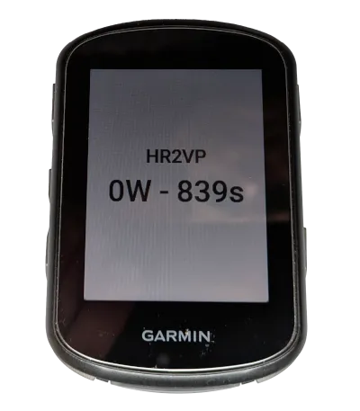 Garmin Edge Display HR2VP Data Field