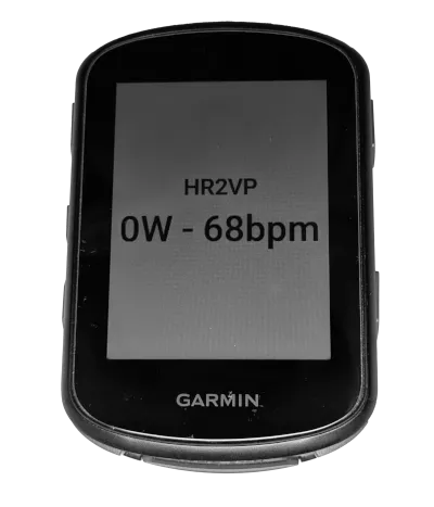 Garmin Edge Display Heart Rate from Apple Watch with HR2VP Data Field