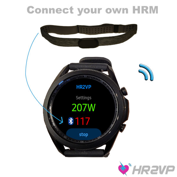Use external BLE HRM with your Samsung watch